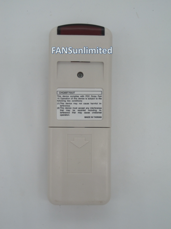 CHQ8BT7053T Ceiling Fan Remote Control 5 DIP SWITCHES FANSunlimited