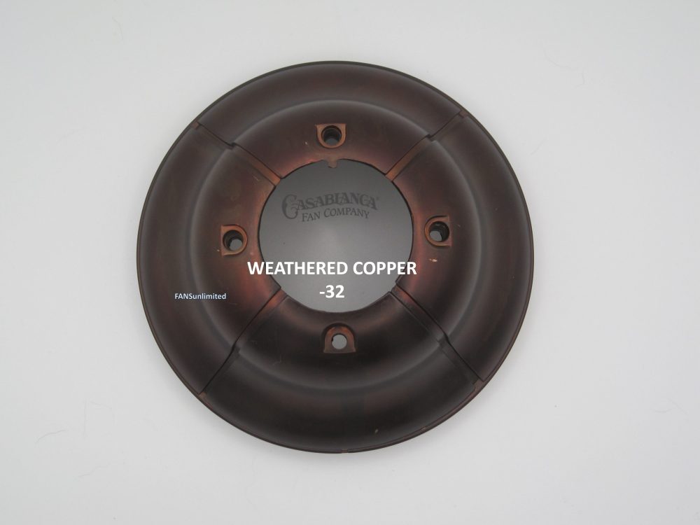Casablanca Mounting Canopy in Weathered Copper - Image 2