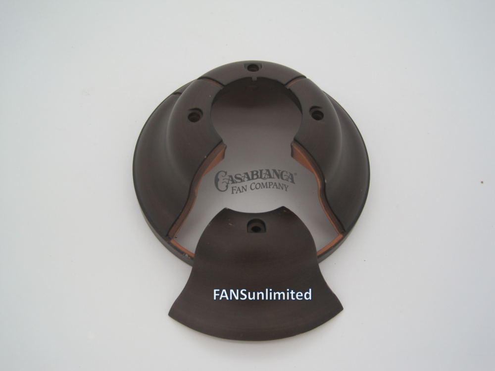 Casablanca Mounting Canopy in Dark Brown