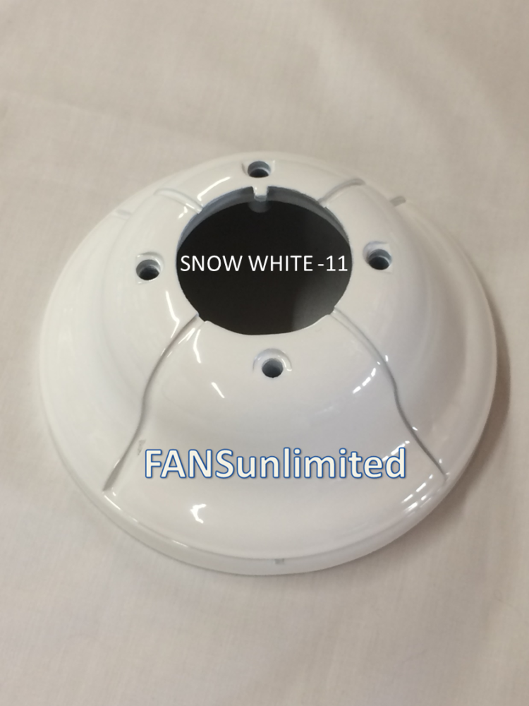 Casablanca Mounting Canopy in Appliance Snow White